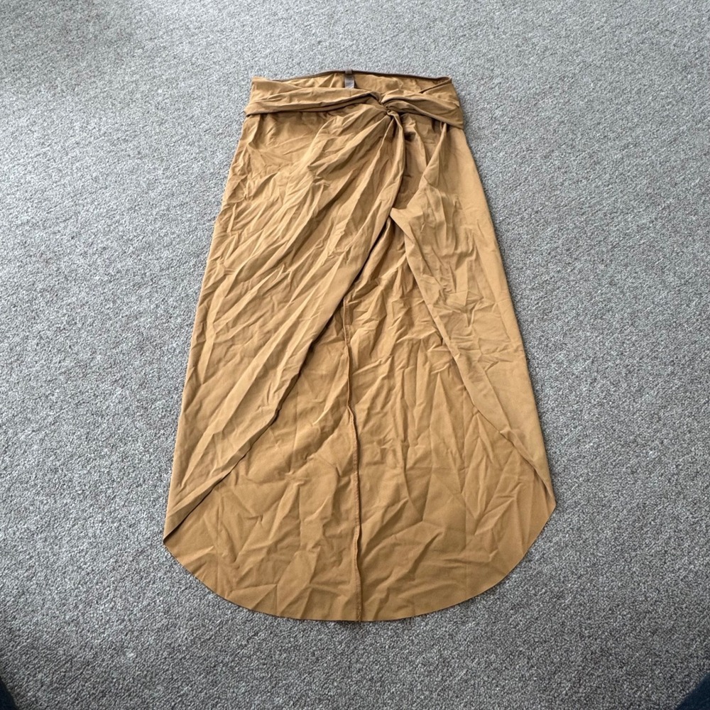 SKIMS Recycled Swim Sarong Skirt Almond Brown XL SW-SKT-0016 New